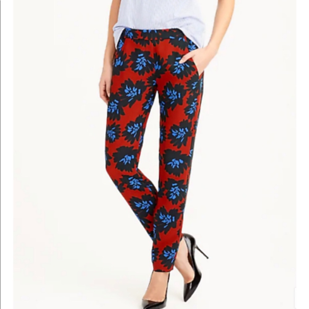 JCrew Firework Floral Pant
